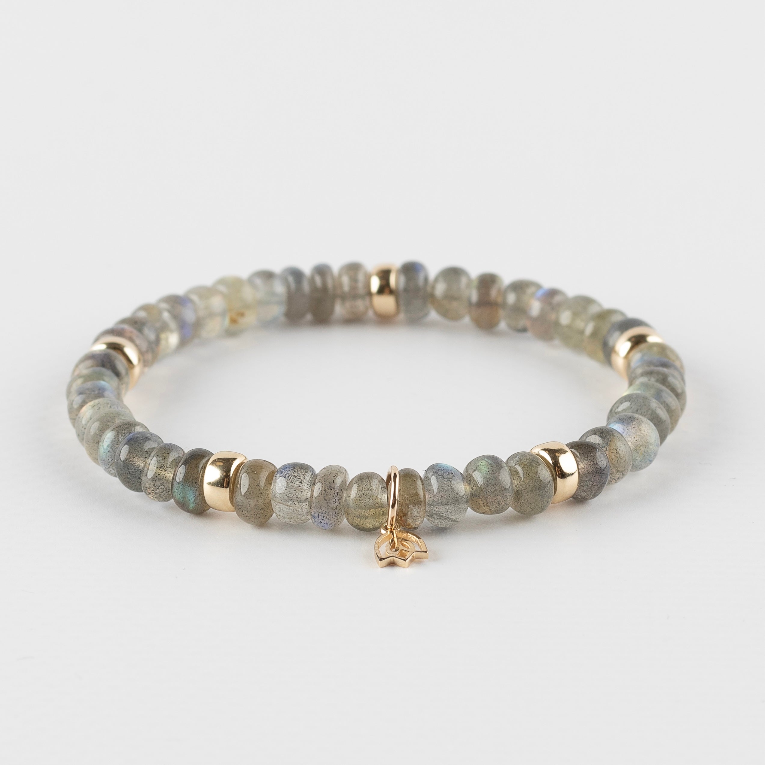 Y&G edelstenen armband | donkere labradoriet