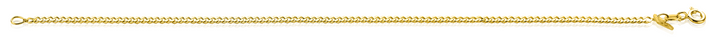 ZINZI Gold 14 karaat gouden gourmet armband 2.2mm breed ZGA293